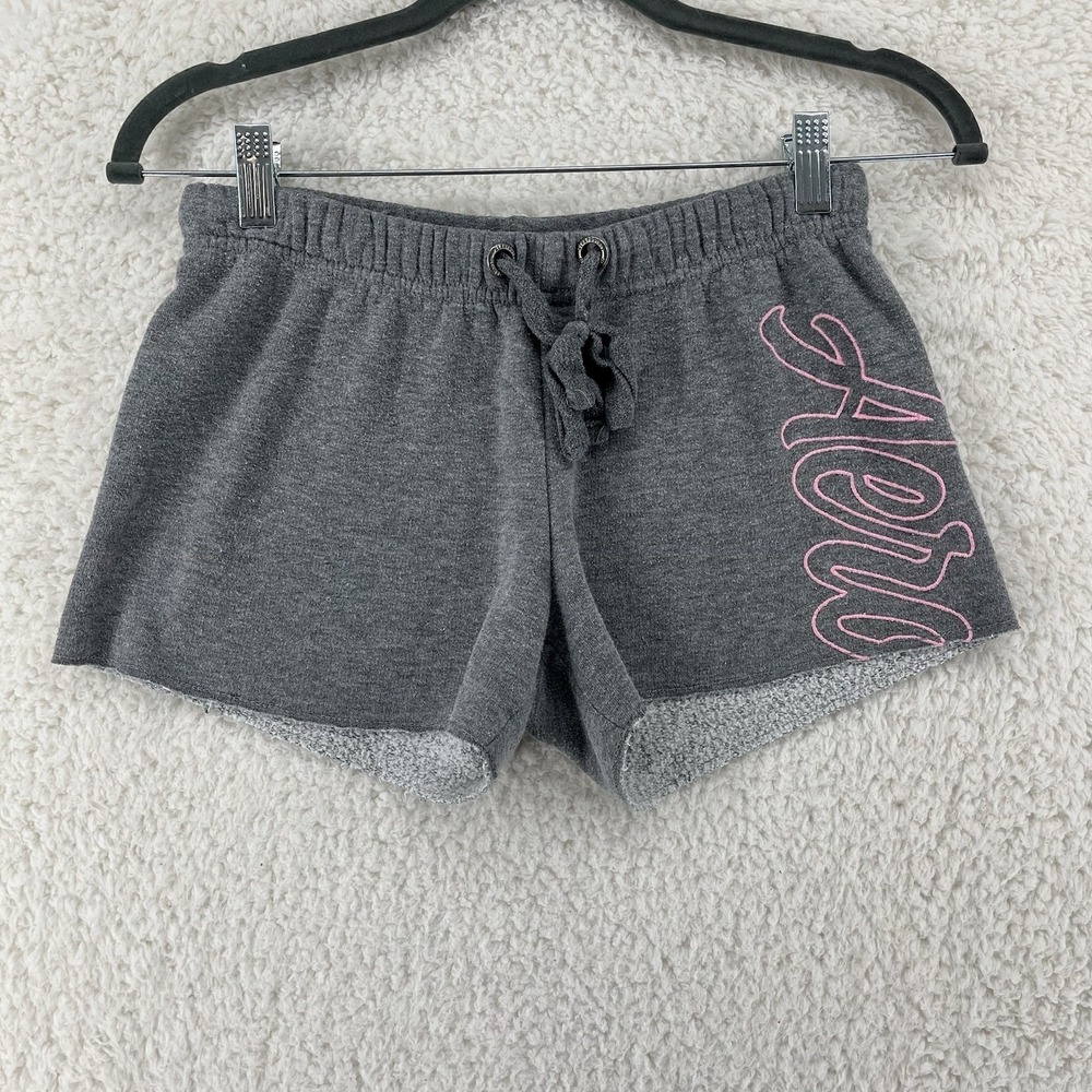 Aeropostale Mini Shorts Pull On Sz XS Gray Y2K Pockets 3" Inseam‎ Lounge